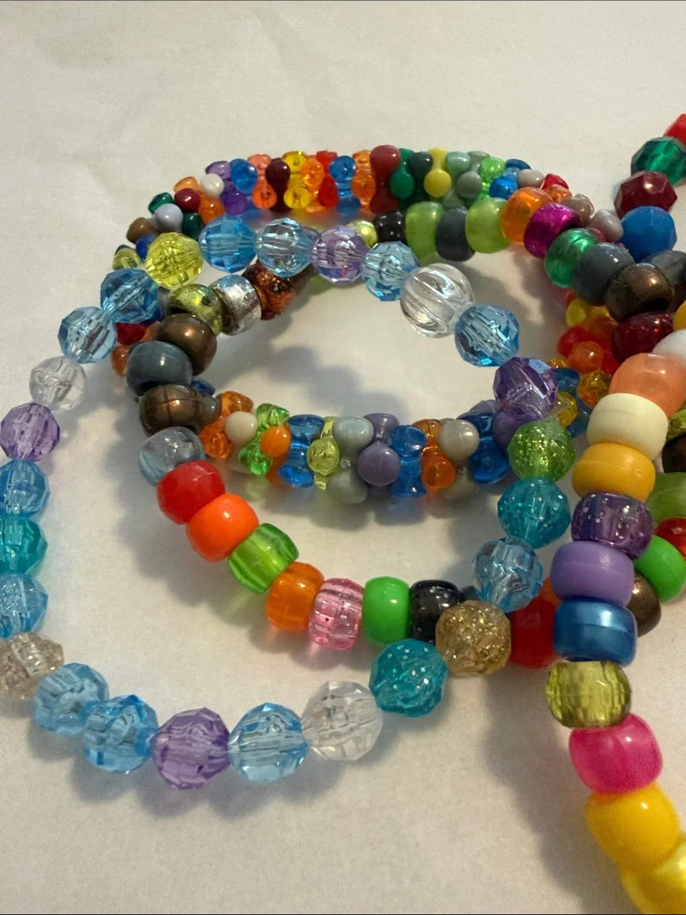 10 Colorful beaded bracelets